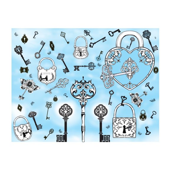 50 10X13 Poly Mailers Skeleton Key and Padlocks Shipping Envelopes PRICE IS FIRM - Picture 7 of 7